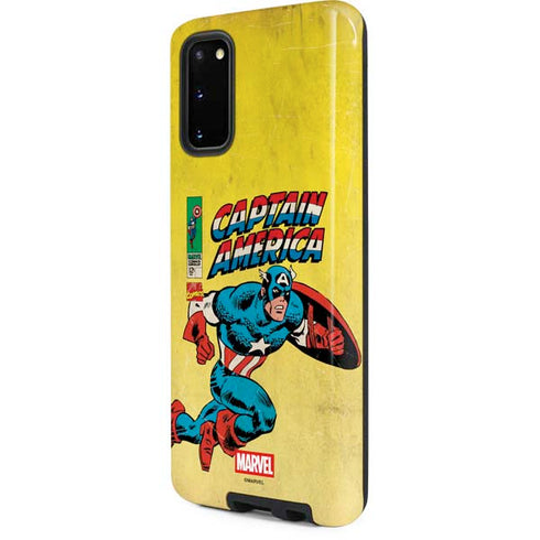 Marvel Classic Comics Captain America Galaxy S20 Pro Case