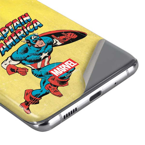 Marvel Classic Comics Captain America Galaxy S20 Ultra 5G Skin