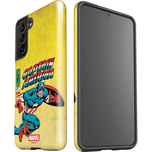 Marvel Classic Comics Captain America Galaxy S21 5G Pro Case