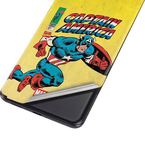 Marvel Classic Comics Captain America Galaxy S21 Plus 5G Skin