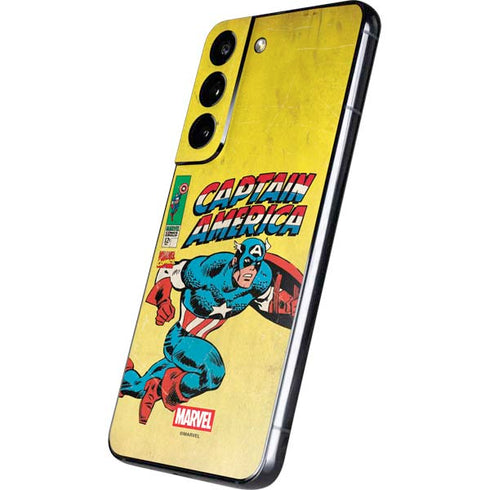 Marvel Classic Comics Captain America Galaxy S22 Plus Skin