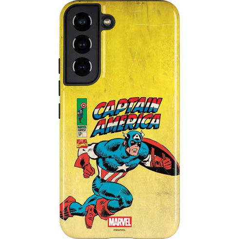 Marvel Classic Comics Captain America Galaxy S22 Pro Case