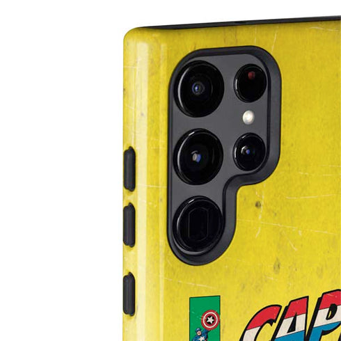 Marvel Classic Comics Captain America Galaxy S22 Ultra Pro Case