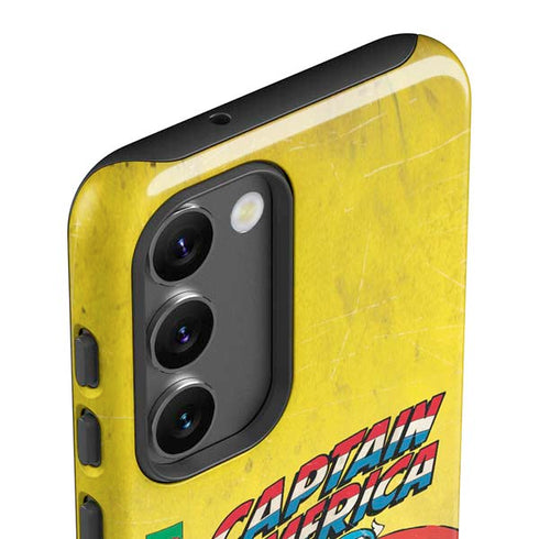 Marvel Classic Comics Captain America Galaxy S23 Plus Pro Case