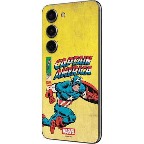 Marvel Classic Comics Captain America Galaxy S23 Skin