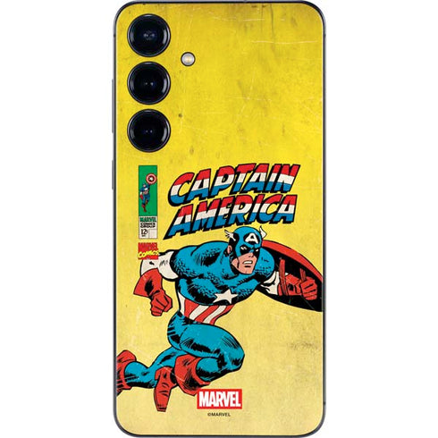 Marvel Classic Comics Captain America Galaxy S24 Plus Skin
