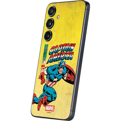 Marvel Classic Comics Captain America Galaxy S24 Skin