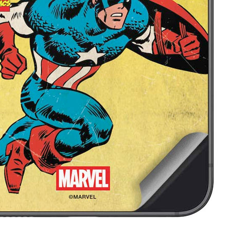 Marvel Classic Comics Captain America Galaxy S24 Skin