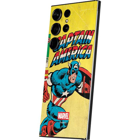 Marvel Classic Comics Captain America Galaxy S24 Ultra Skin
