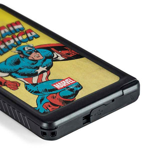 Marvel Classic Comics Captain America Galaxy S24 Ultra Waterproof Case