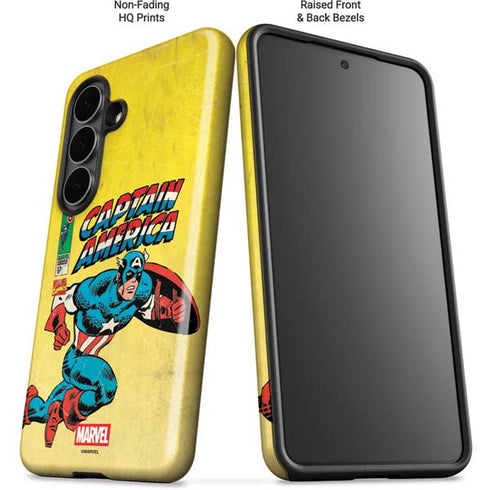Marvel Classic Comics Captain America Galaxy S26 Plus Impact Case