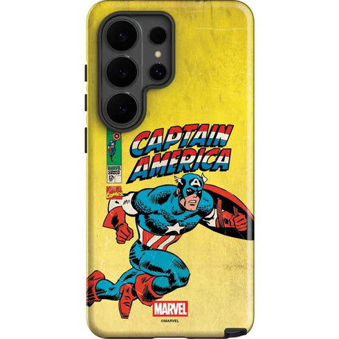 Marvel Classic Comics Captain America Galaxy S26 Ultra Impact Case
