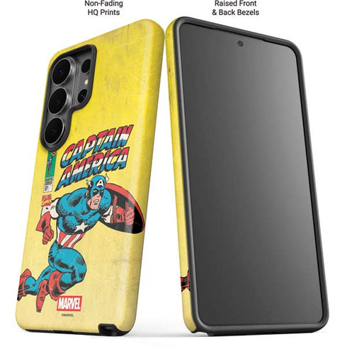 Marvel Classic Comics Captain America Galaxy S26 Ultra Impact Case