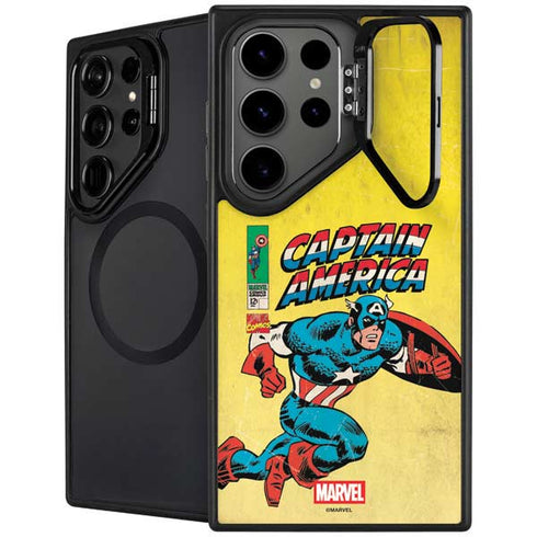 Marvel Classic Comics Captain America Galaxy S26 Ultra Kickstand Case
