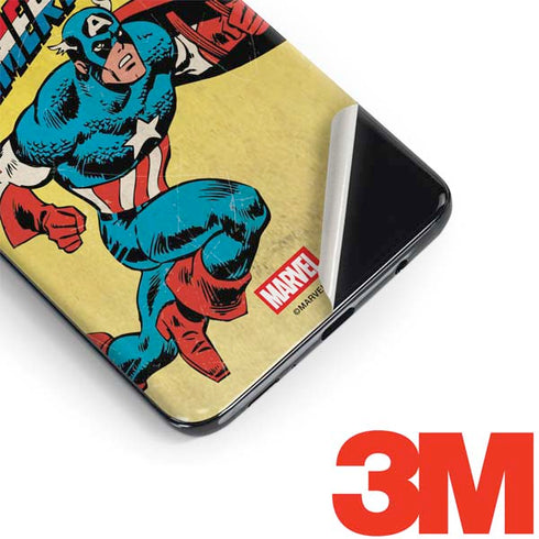 Marvel Classic Comics Captain America Galaxy S9 Skin
