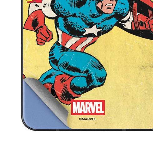 Marvel Classic Comics Captain America Galaxy Z Fold5 5G Skin