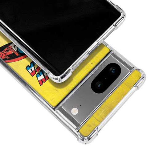 Marvel Classic Comics Captain America Google Pixel 8a Clear Case