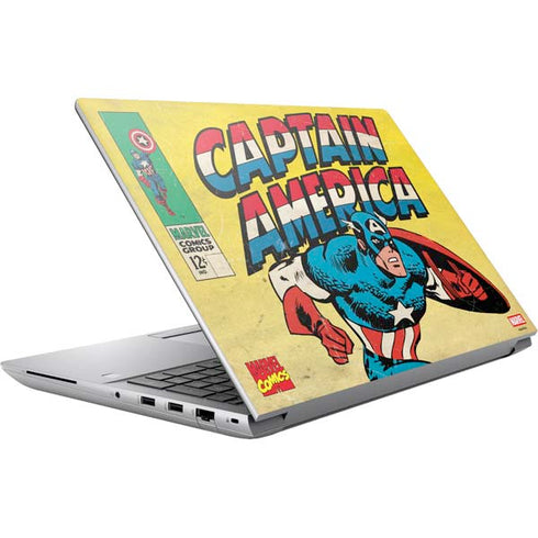 Marvel Classic Comics Captain America HP ZBook Fury 16 G10 Skin