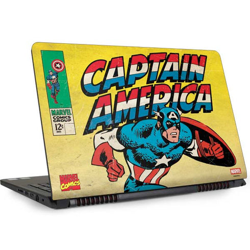 Marvel Classic Comics Captain America Dell Inspiron Skin