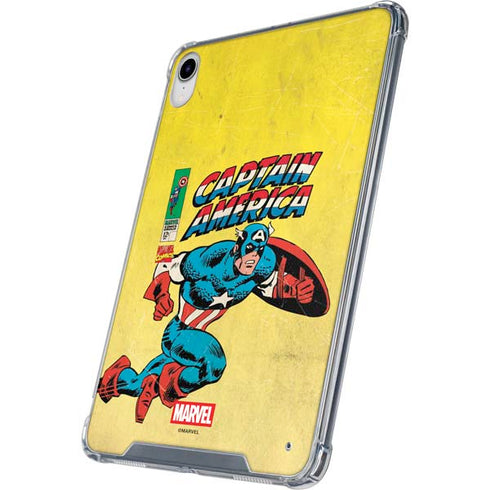 Marvel Classic Comics Captain America iPad 11th Gen (2025) Clear Case