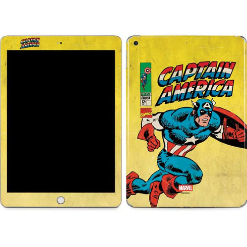 Marvel Classic Comics Captain America Apple iPad Skin