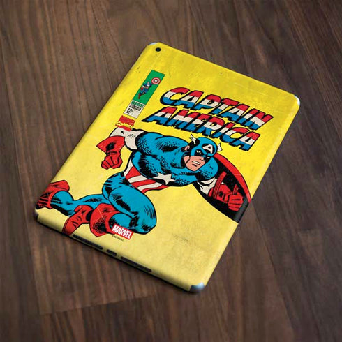 Marvel Classic Comics Captain America Apple iPad Skin