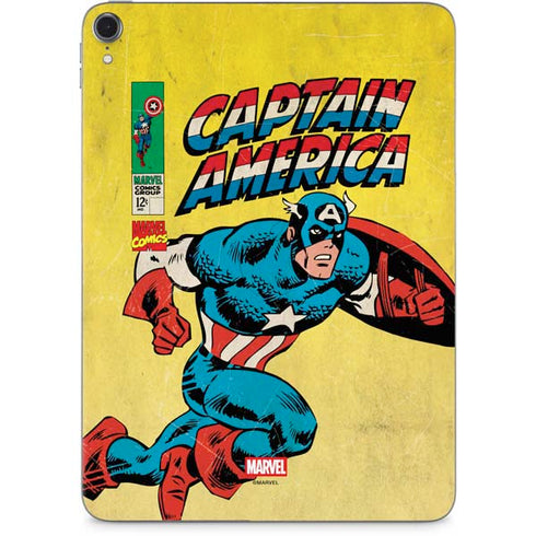 Marvel Classic Comics Captain America Apple iPad Pro Skin