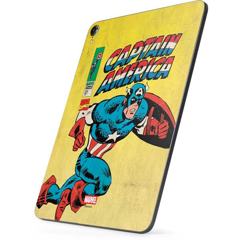 Marvel Classic Comics Captain America Apple iPad Pro Skin