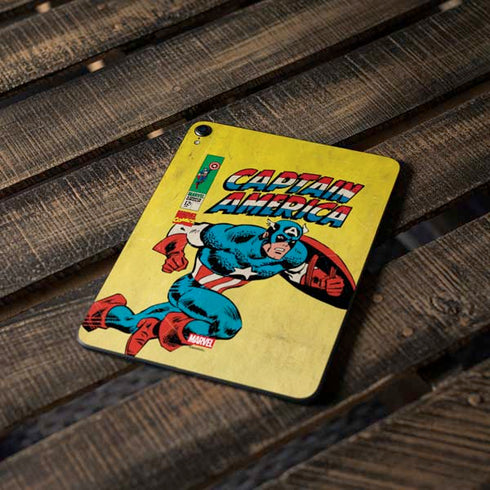 Marvel Classic Comics Captain America Apple iPad Pro Skin