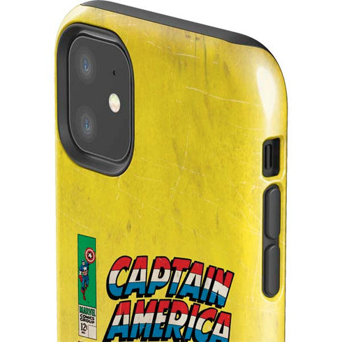 Marvel Classic Comics Captain America iPhone 11 Impact Case
