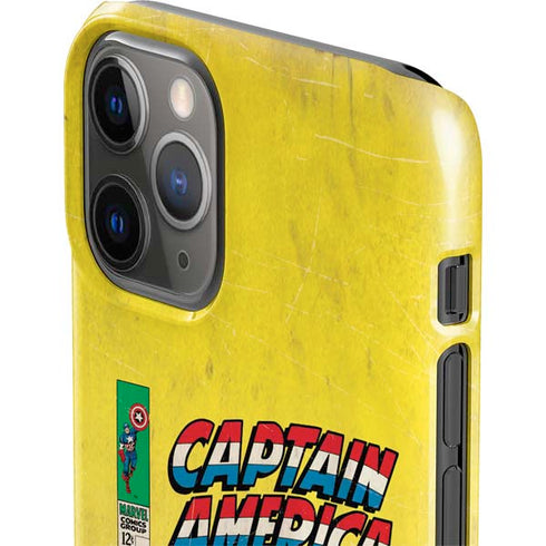 Marvel Classic Comics Captain America iPhone 11 Pro Lite Case