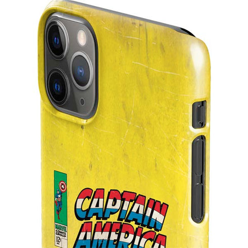 Marvel Classic Comics Captain America iPhone 11 Pro Max Lite Case