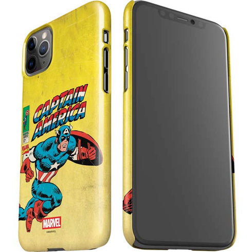 Marvel Classic Comics Captain America iPhone 11 Pro Max Lite Case