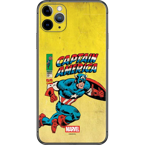 Marvel Classic Comics Captain America iPhone 11 Pro Max Skin