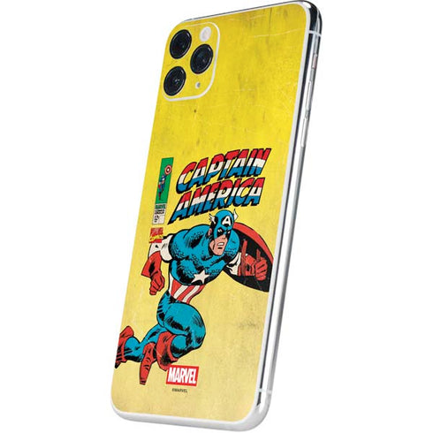 Marvel Classic Comics Captain America iPhone 11 Pro Max Skin