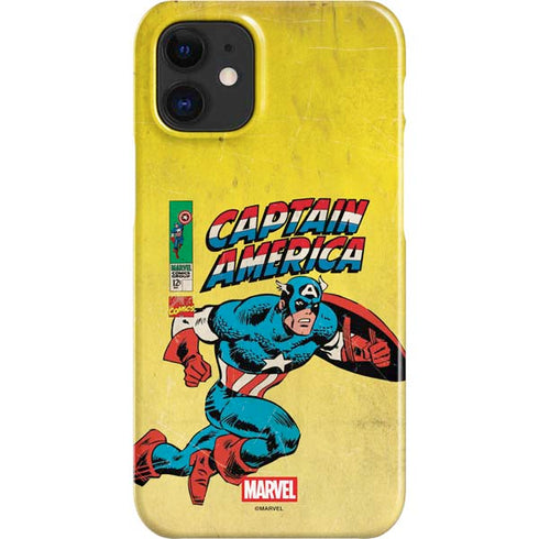 Marvel Classic Comics Captain America iPhone 12 Mini Lite Case
