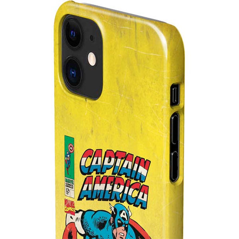 Marvel Classic Comics Captain America iPhone 12 Mini Lite Case