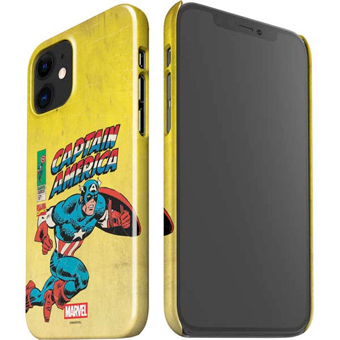 Marvel Classic Comics Captain America iPhone 12 Mini Lite Case