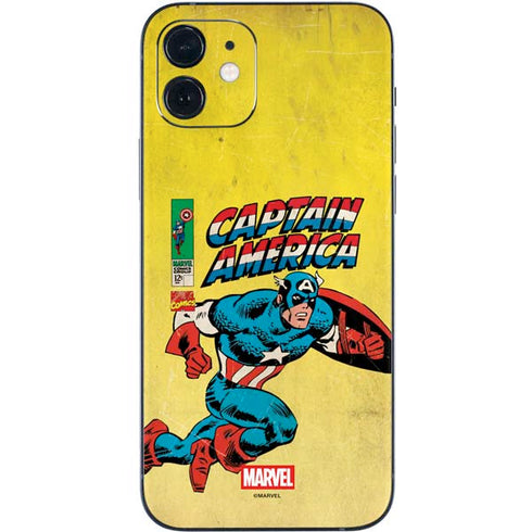 Marvel Classic Comics Captain America iPhone 12 Mini Skin