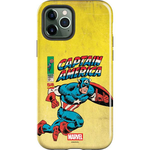 Marvel Classic Comics Captain America iPhone 12 Pro Impact Case