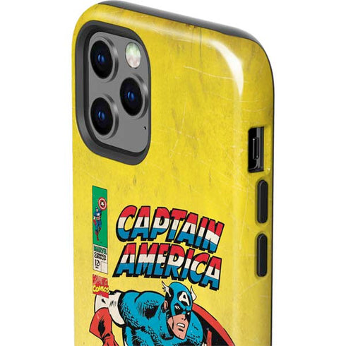 Marvel Classic Comics Captain America iPhone 12 Pro Max Impact Case