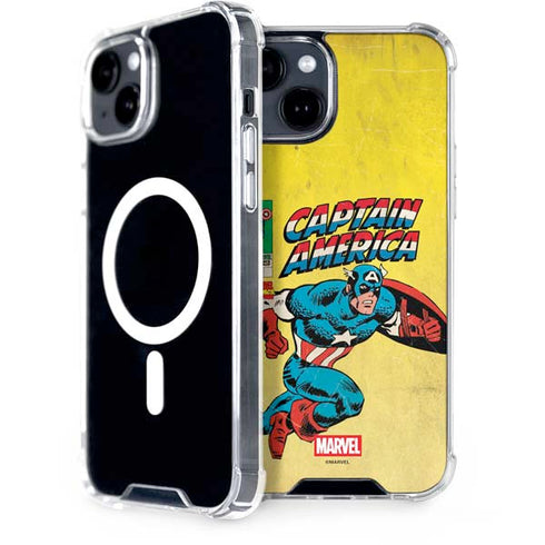 Marvel Classic Comics Captain America iPhone 13 MagSafe Case