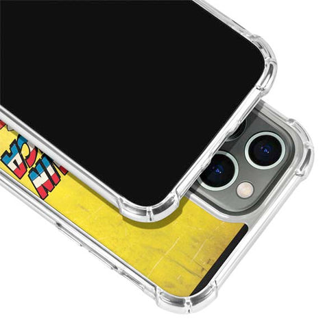 Marvel Classic Comics Captain America iPhone 13 Pro Clear Case