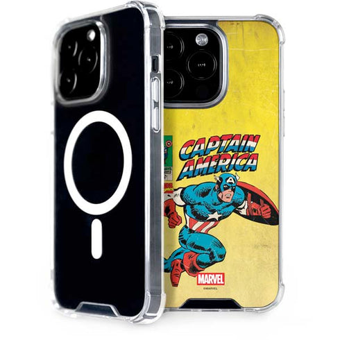 Marvel Classic Comics Captain America iPhone 13 Pro MagSafe Case