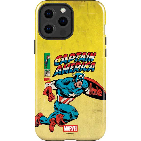 Marvel Classic Comics Captain America iPhone 13 Pro Max Impact Case