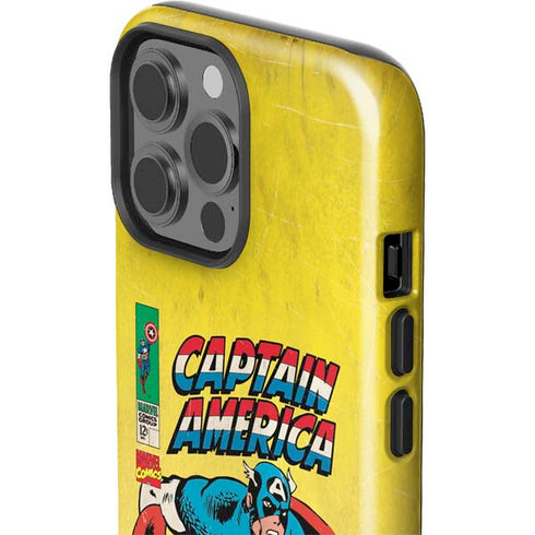 Marvel Classic Comics Captain America iPhone 13 Pro Max Impact Case