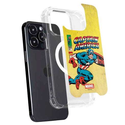 Marvel Classic Comics Captain America iPhone 13 Pro Max MagSafe Case