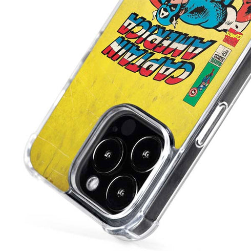 Marvel Classic Comics Captain America iPhone 14 Pro MagSafe Case