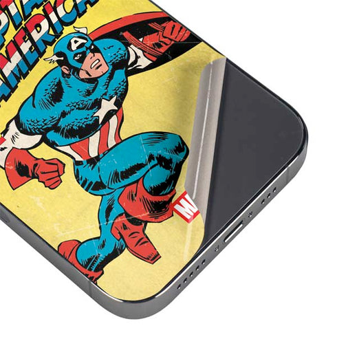 Marvel Classic Comics Captain America iPhone 14 Pro Skin
