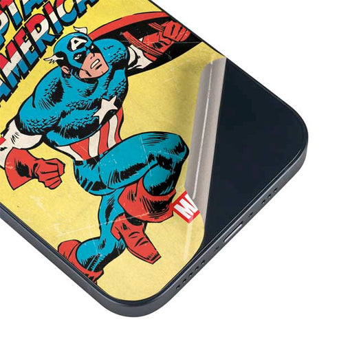 Marvel Classic Comics Captain America iPhone 14 Skin
